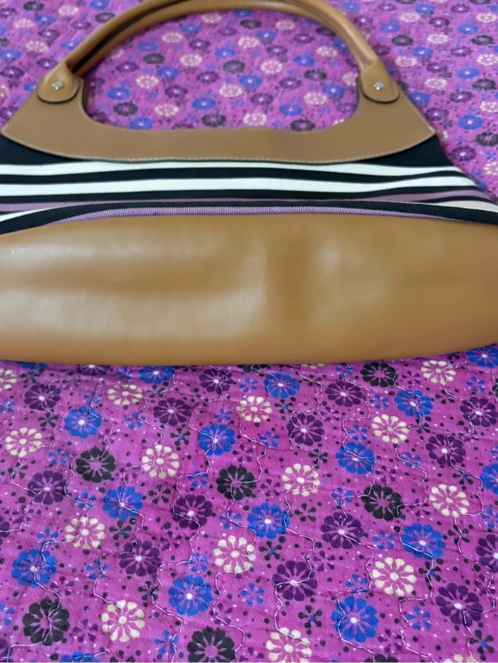 Victoria's Secret Vintage Y2K Striped Shoulder Bag 💜💜💜